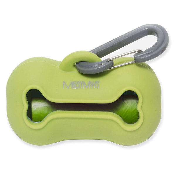 Silicone Dog Waste Bag Holder (Green) | Messy Pets