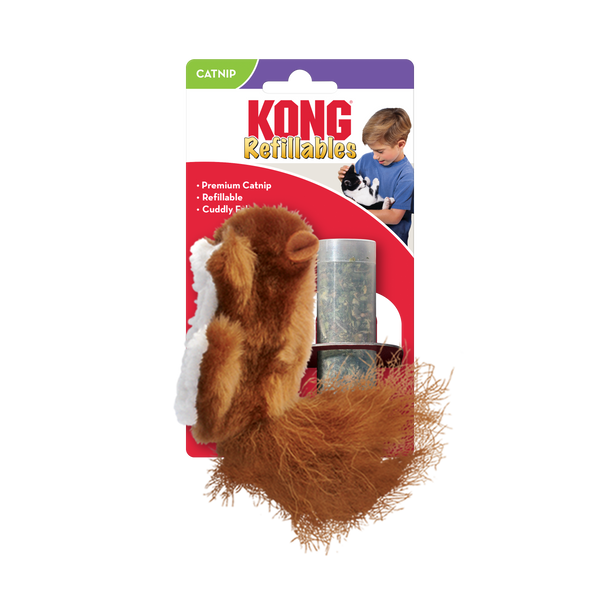 Refillables Squirrel Catnip Toy | KONG