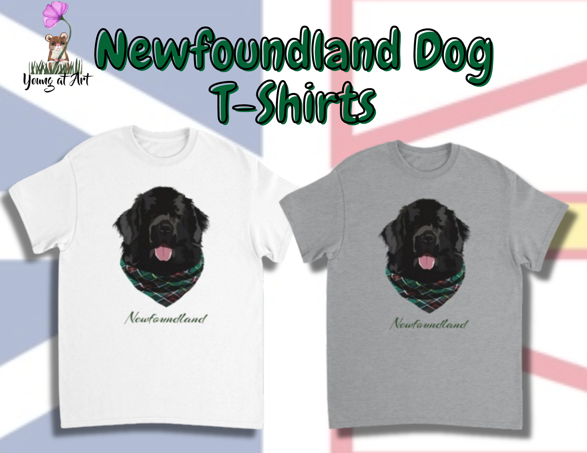 Newfoundland Dog T-Shirt (Unisex)