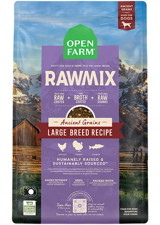 RawMix Ancient Grains Large Breed Dog Food (20lb) | Open Farm