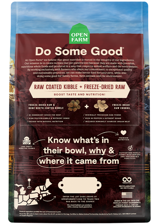 RawMix Ancient Grains Front Range Dog Food (3.5lb) | Open Farm