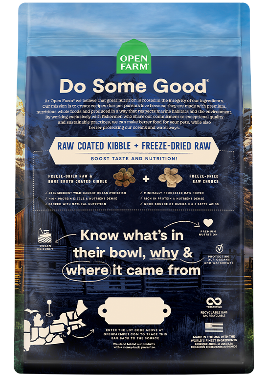 RawMix Ancient Grains Wild Ocean Dog Food (20lb) | Open Farm