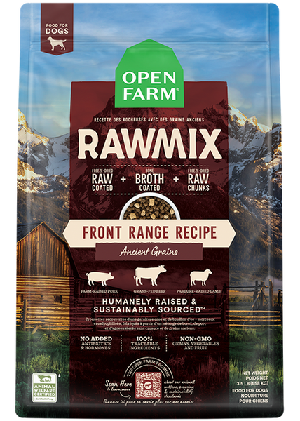 RawMix Ancient Grains Front Range Dog Food (20lbs) | Open Farm