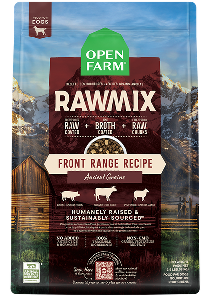 RawMix Ancient Grains Front Range Dog Food (3.5lb) | Open Farm