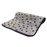 Plush Small Pet Blanket (Navy) | Petite Pistache