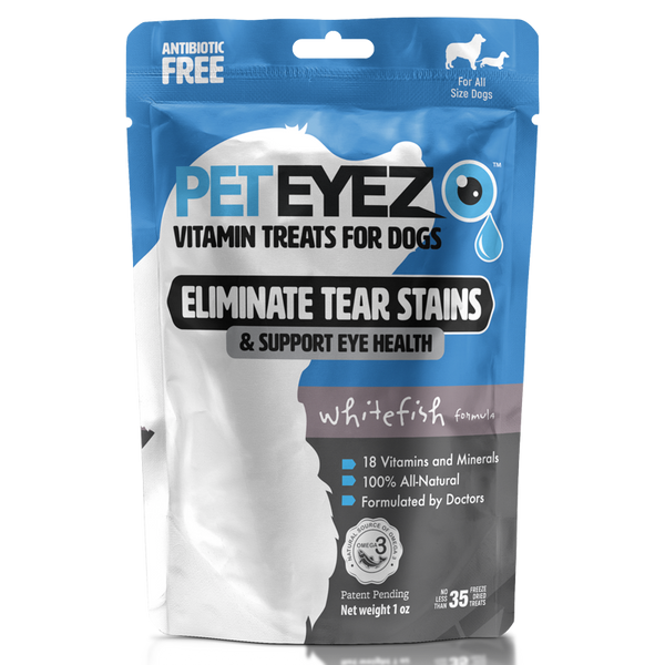 Tear Stain & Eye Health Treats (Whitefish, 1oz) | Pet Eyez