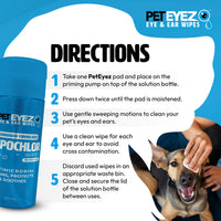 HypoChlor Eye & Ear Wipes (150ml & 120 pads) | Pet Eyez