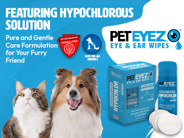 HypoChlor Eye & Ear Wipes (150ml & 120 pads) | Pet Eyez