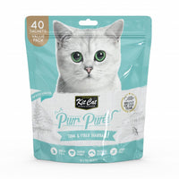 Purr Purées Tuna & Fiber Cat Treat (Hairball Care, 40pk) | Kit Cat