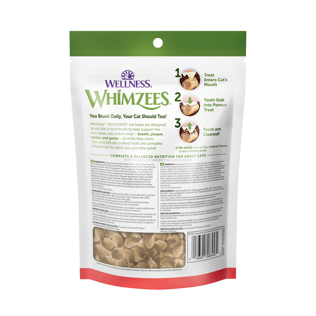 Cat Dental Treats (Chicken & Salmon) | Whimzees