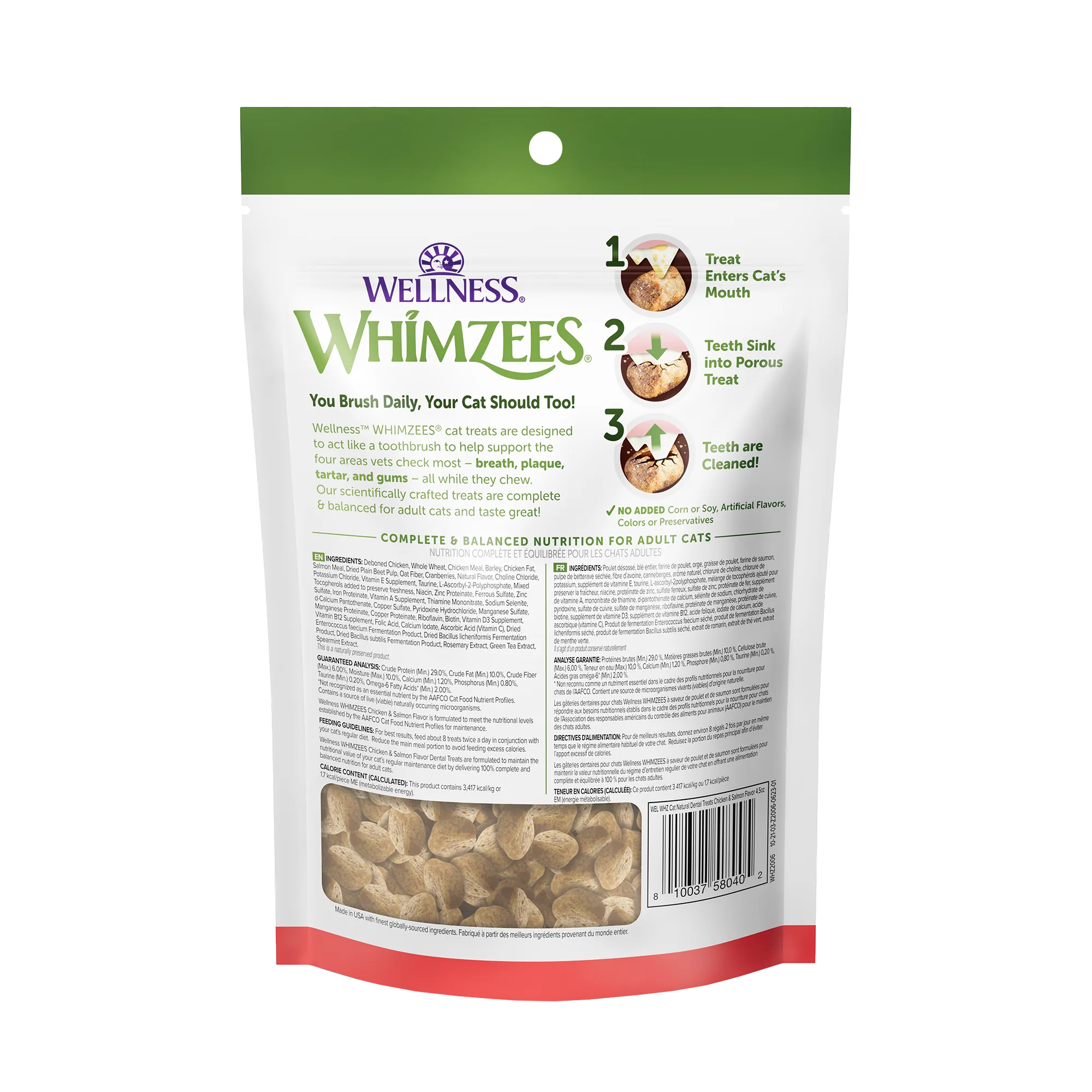 Cat Dental Treats (Chicken & Salmon) | Whimzees