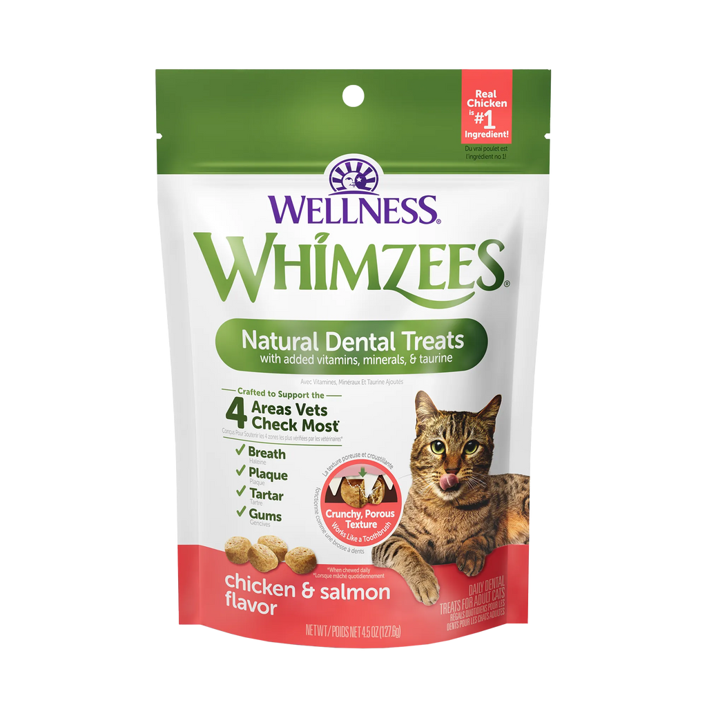 Cat Dental Treats (Chicken & Salmon) | Whimzees