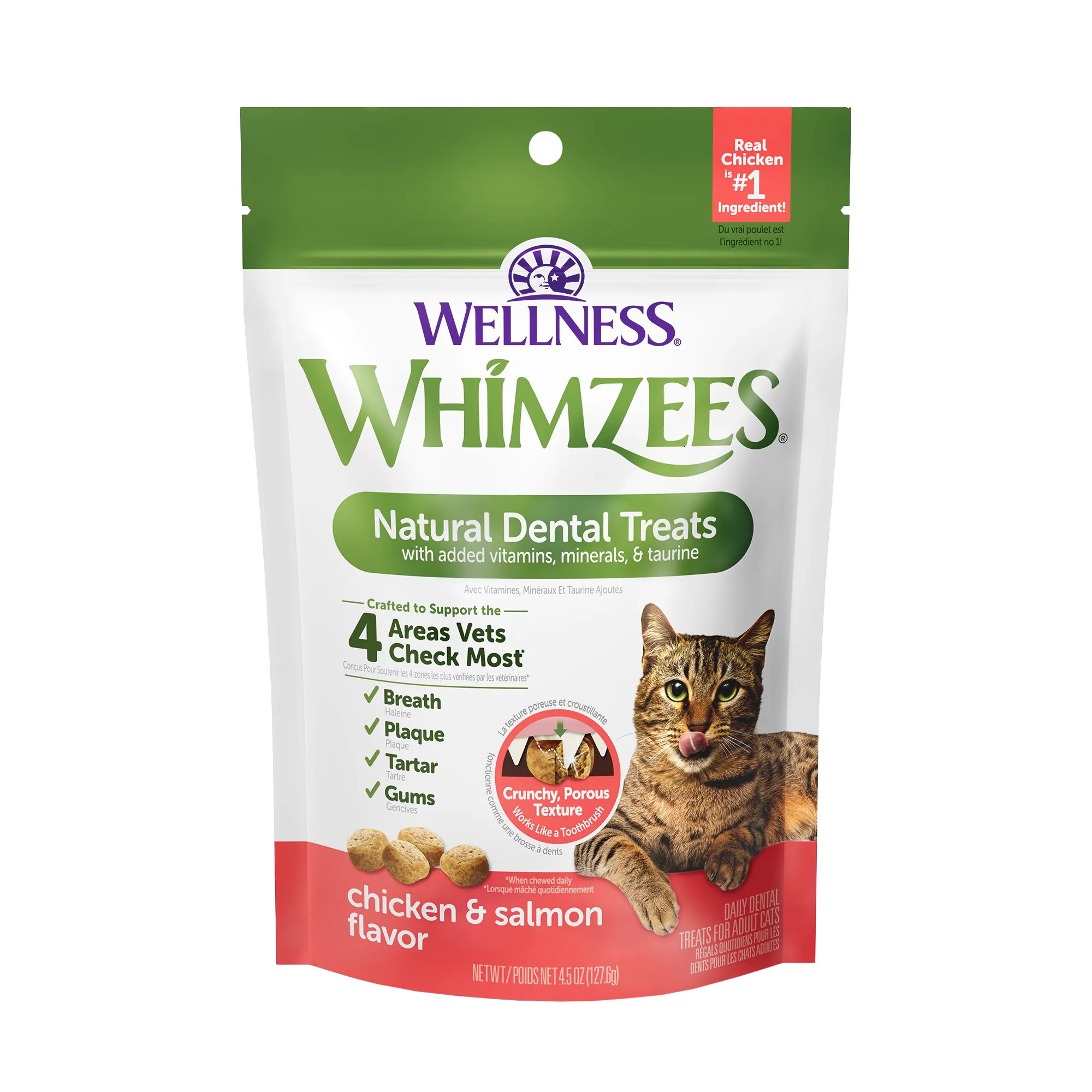 Cat Dental Treats (Chicken & Salmon) | Whimzees