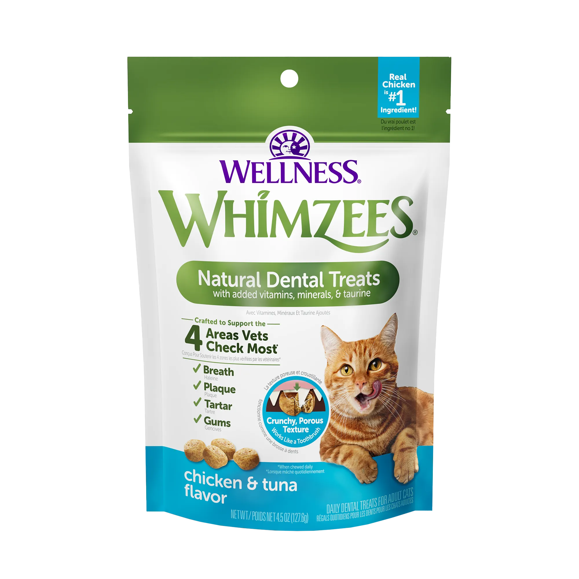Cat Dental Treats (Chicken & Tuna) | Whimzees