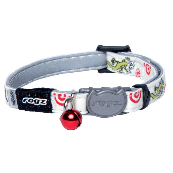 Glow Cat Safety Release Collar (Gecko 8-12") | Rogz