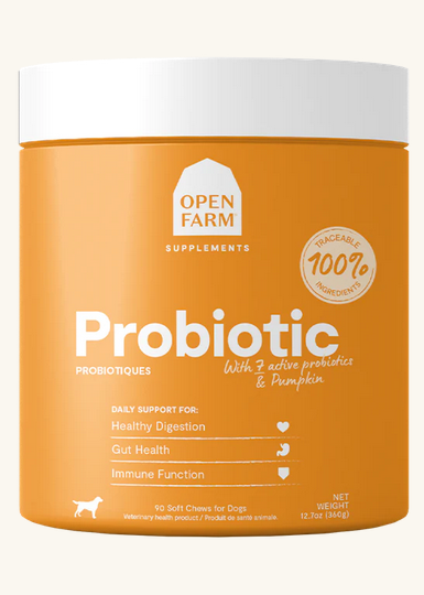 Probiotic Soft Chews For Dogs (90 Count) | Open Farm