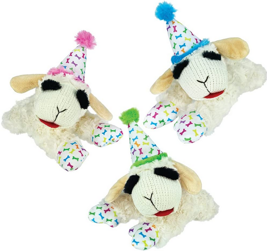 Birthday Lamb Chop Dog Toy | Multipet