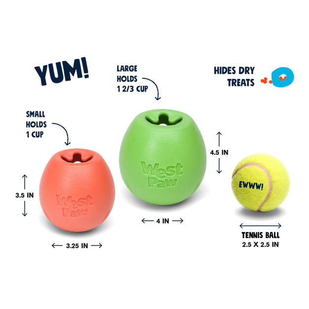 Rumbl Treat Toy (Assorted Colours) | West Paw