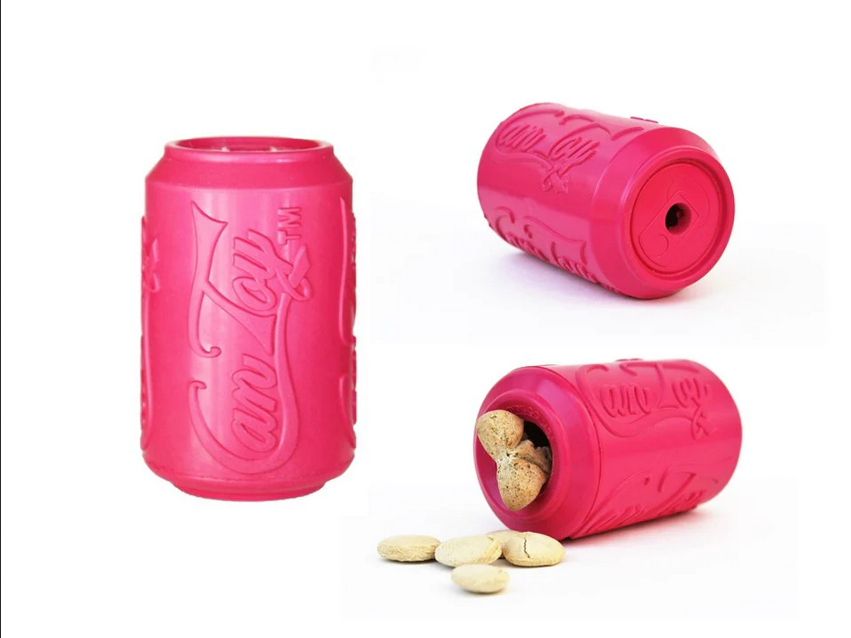 Puppy Soda Can Treat Dispenser (Pink) | SodaPup