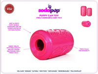 Puppy Soda Can Treat Dispenser (Pink) | SodaPup