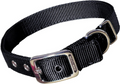 Double Deluxe Dog Collar (Black, 28") | Hamilton