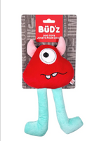 Red Monster Ted Dog Toy | Bud'z