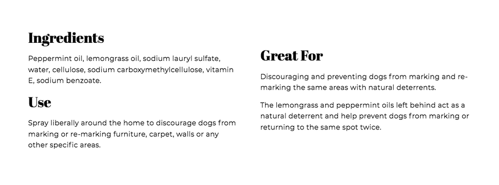 Stop Marking! Preventative Spray for Dogs (35oz) | Skout's Honor