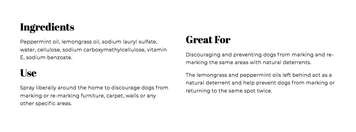 Stop Marking! Preventative Spray for Dogs (35oz) | Skout's Honor