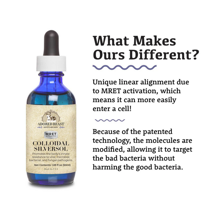 Colloidal SilverSol (*MRET Activated) | Adored Beast Apothecary