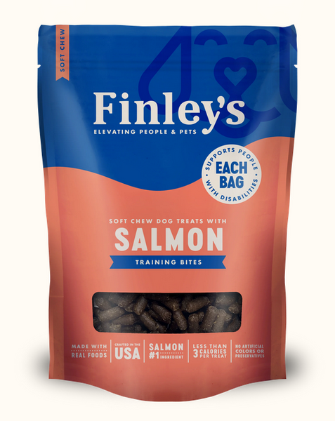 Salmon Recipe Soft Chew Training Bites (6oz) | Finley's
