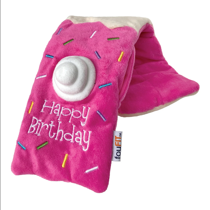 Birthday Roll Toy (Small, Pink) | FouFou Dog