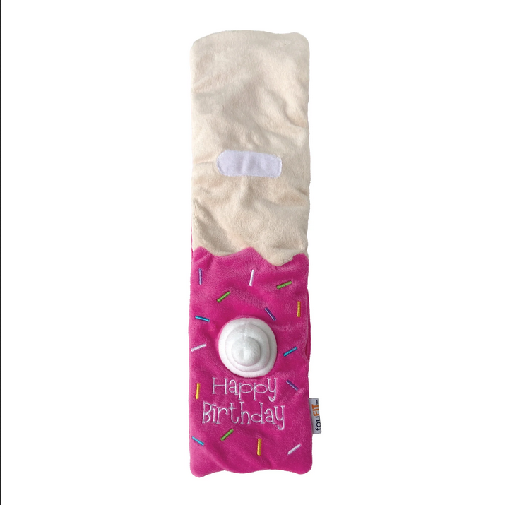 Birthday Roll Toy (Large, Pink) | FouFou Dog