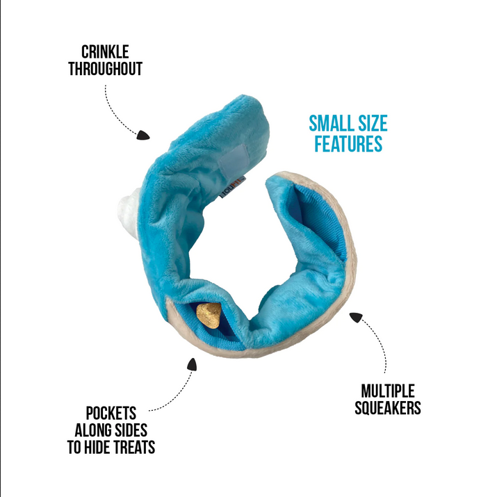 Birthday Roll Toy (Small, Blue) | FouFou Dog