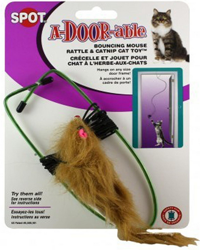 A-Door-Able Bouncing Mouse Catnip Toy | Spot