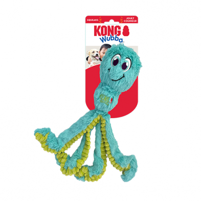 Wubba Octopus Dog Toy (Assorted Colours, Large) | KONG