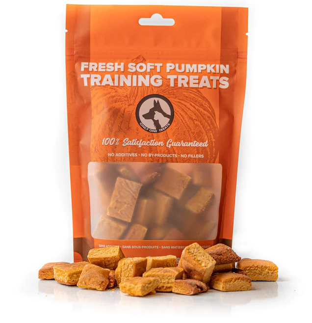 Fresh Soft Pumpkin Training Treats (170g) | Only One Treats