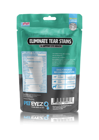 Tear Stain & Eye Health Treats (Lamb, 1oz) | Pet Eyez