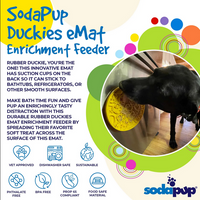 Enrichment Lick Mat With Suction Cups (Duckies) | SodaPup