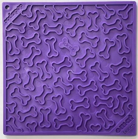 Enrichment Lick Mat (Purple Bones) | SodaPup