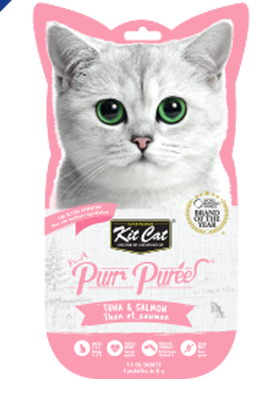 Purr Purées Tuna & Salmon Cat Treat (4pk) | Kit Cat