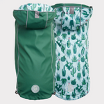 Reversible Dog Raincoat (XXL, Green Cactus) | GF Pet