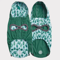 Reversible Dog Raincoat (XL, Green Cactus) | GF Pet