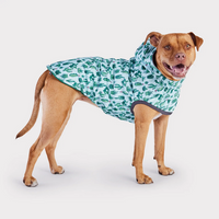 Reversible Dog Raincoat (XXXL, Green Cactus) | GF Pet