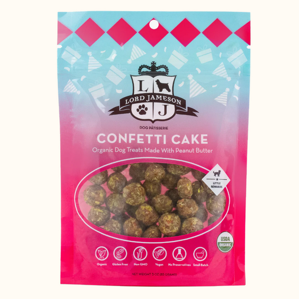 Confetti Cake Dog Treats (3oz) | Lord Jameson