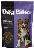Freeze Dried Chicken Hearts (90g) | Dog Bites
