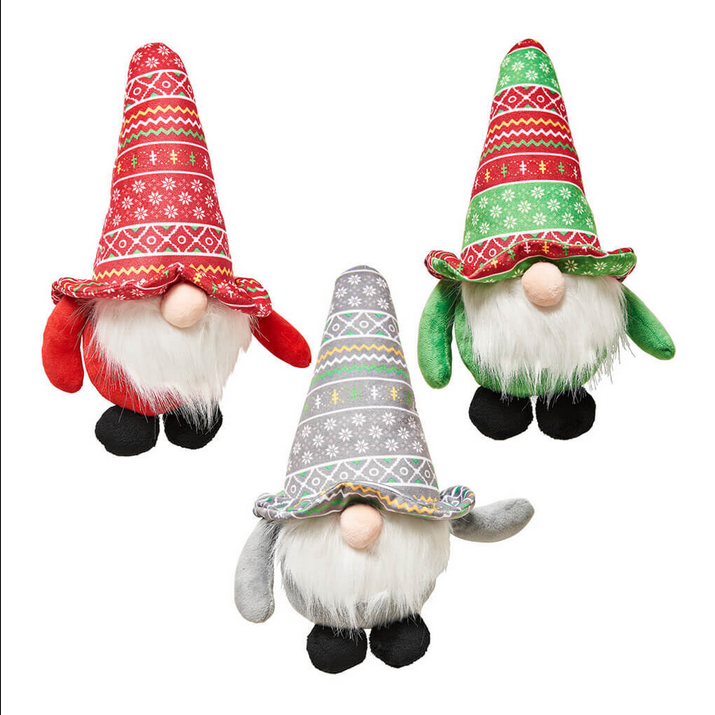 Holiday Gnome Dog Toy (Large, Assorted) | Spot