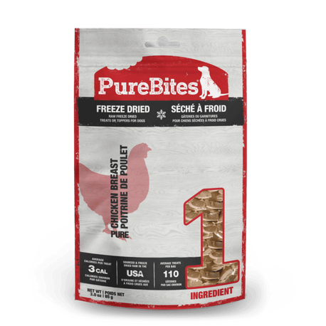Chicken Breast Freeze Dried Dog Treats (85g) | PureBites
