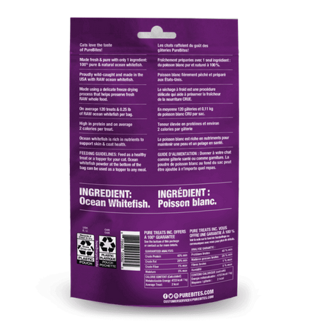 Whitefish Freeze Dried Cat Treats (20g) | PureBites