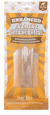 Echanced Everest Cheese Chew (XL, Peanut Butter) | This&That