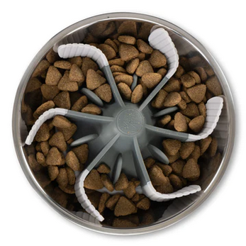 Universal Slow Feeder Bowl Insert with Suction (7.5") | Messy Pets